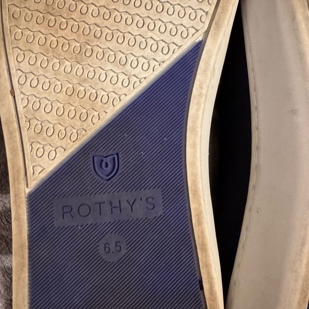 Rothy's Navy Blue Slip-On Sneakers - Picture 9 of 9